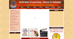 Desktop Screenshot of catechismfaridabad.com